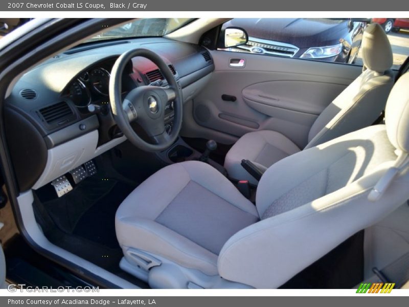 Black / Gray 2007 Chevrolet Cobalt LS Coupe