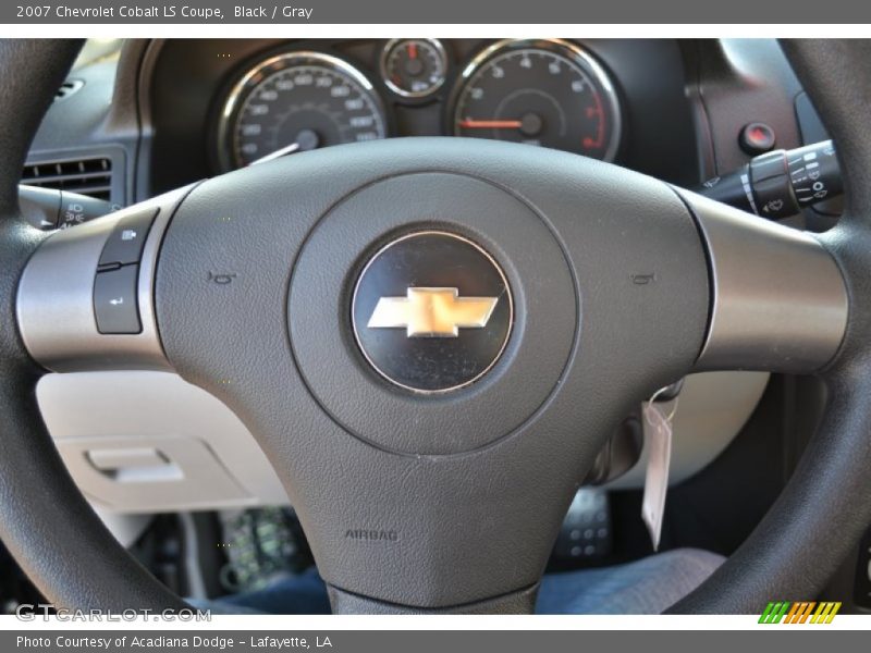 Black / Gray 2007 Chevrolet Cobalt LS Coupe