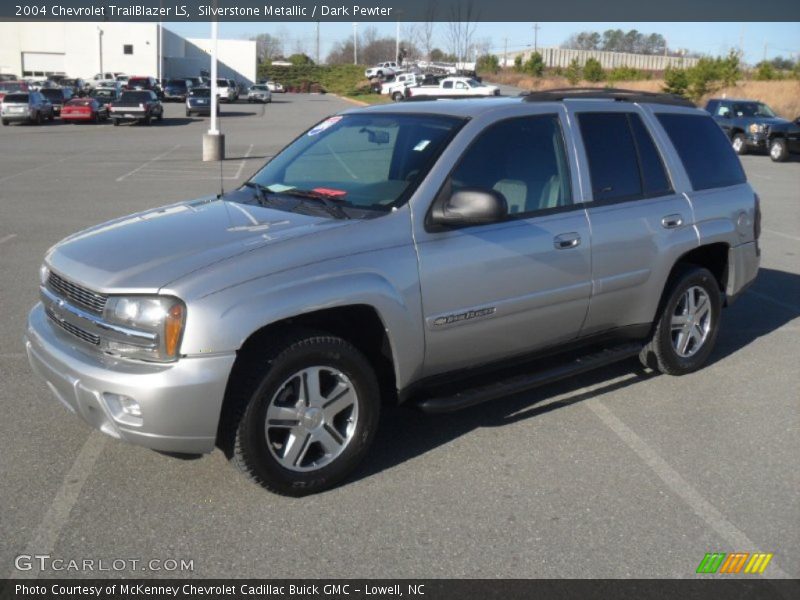 Silverstone Metallic / Dark Pewter 2004 Chevrolet TrailBlazer LS