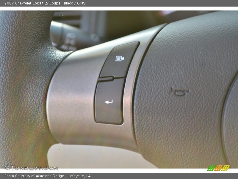 Black / Gray 2007 Chevrolet Cobalt LS Coupe