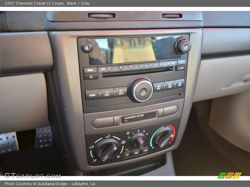 Black / Gray 2007 Chevrolet Cobalt LS Coupe