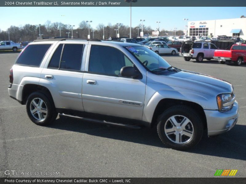Silverstone Metallic / Dark Pewter 2004 Chevrolet TrailBlazer LS