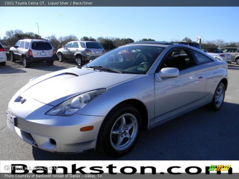Liquid Silver / Black/Silver 2001 Toyota Celica GT