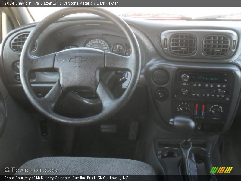 Silverstone Metallic / Dark Pewter 2004 Chevrolet TrailBlazer LS