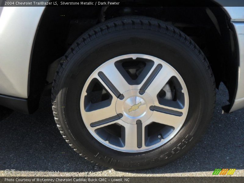 Silverstone Metallic / Dark Pewter 2004 Chevrolet TrailBlazer LS
