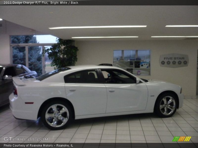 Bright White / Black 2011 Dodge Charger R/T Plus