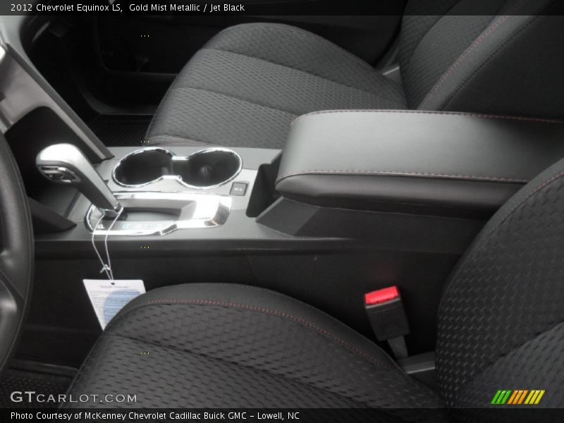 Gold Mist Metallic / Jet Black 2012 Chevrolet Equinox LS
