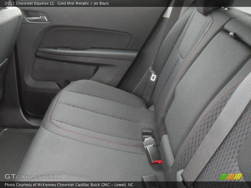 Gold Mist Metallic / Jet Black 2012 Chevrolet Equinox LS