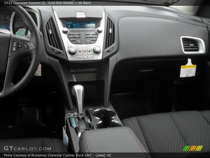 Gold Mist Metallic / Jet Black 2012 Chevrolet Equinox LS