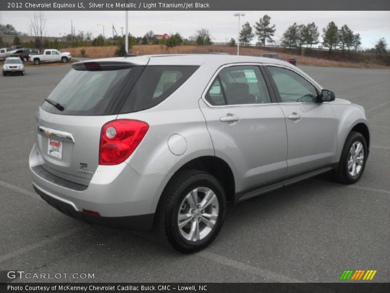 Silver Ice Metallic / Light Titanium/Jet Black 2012 Chevrolet Equinox LS