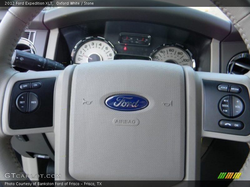 Oxford White / Stone 2012 Ford Expedition XLT