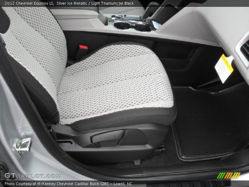 Silver Ice Metallic / Light Titanium/Jet Black 2012 Chevrolet Equinox LS