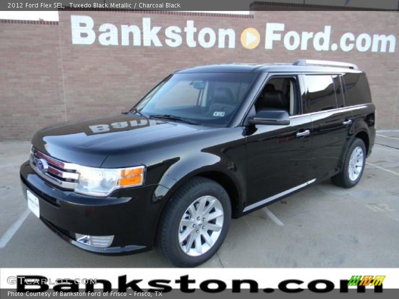Tuxedo Black Metallic / Charcoal Black 2012 Ford Flex SEL