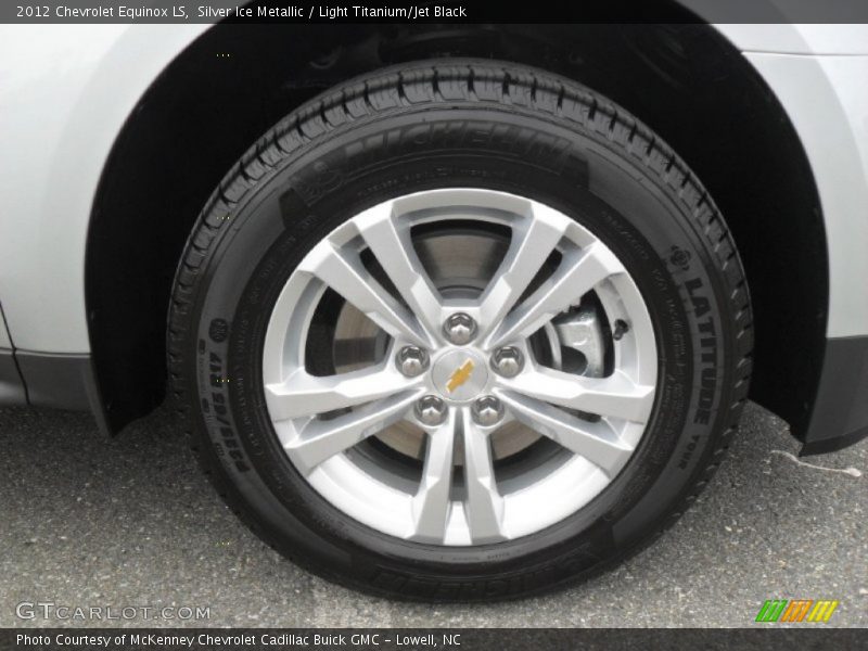Silver Ice Metallic / Light Titanium/Jet Black 2012 Chevrolet Equinox LS