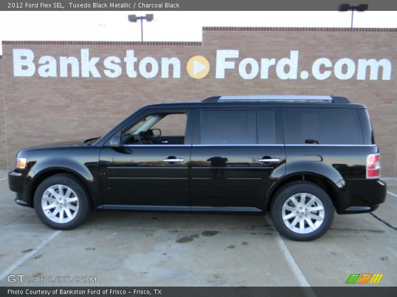 Tuxedo Black Metallic / Charcoal Black 2012 Ford Flex SEL