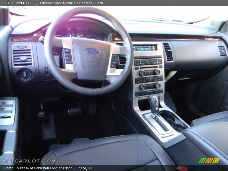 Tuxedo Black Metallic / Charcoal Black 2012 Ford Flex SEL