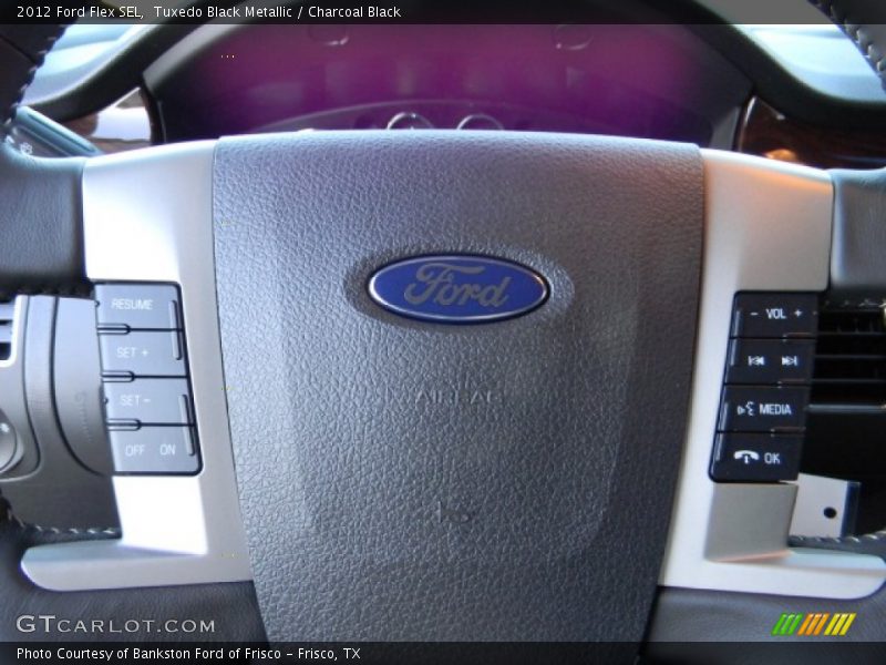 Tuxedo Black Metallic / Charcoal Black 2012 Ford Flex SEL