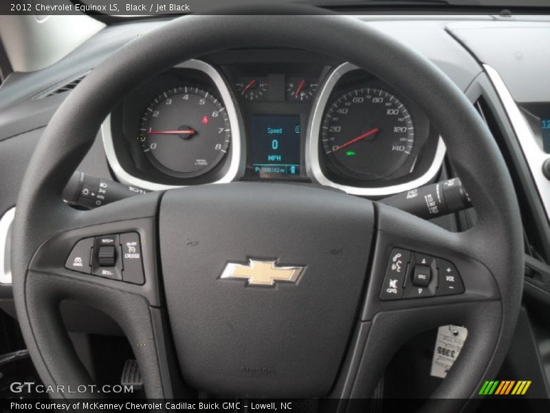 Black / Jet Black 2012 Chevrolet Equinox LS