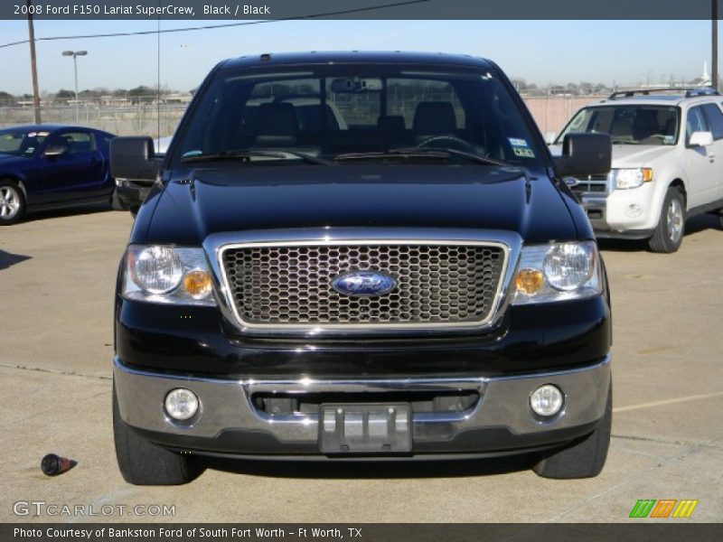 Black / Black 2008 Ford F150 Lariat SuperCrew