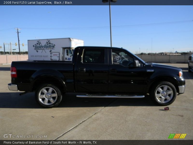 Black / Black 2008 Ford F150 Lariat SuperCrew