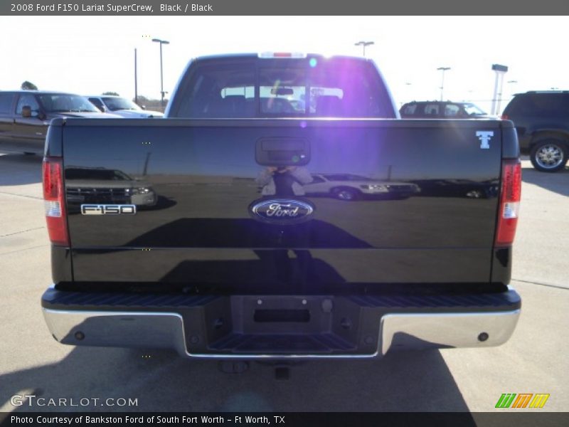 Black / Black 2008 Ford F150 Lariat SuperCrew