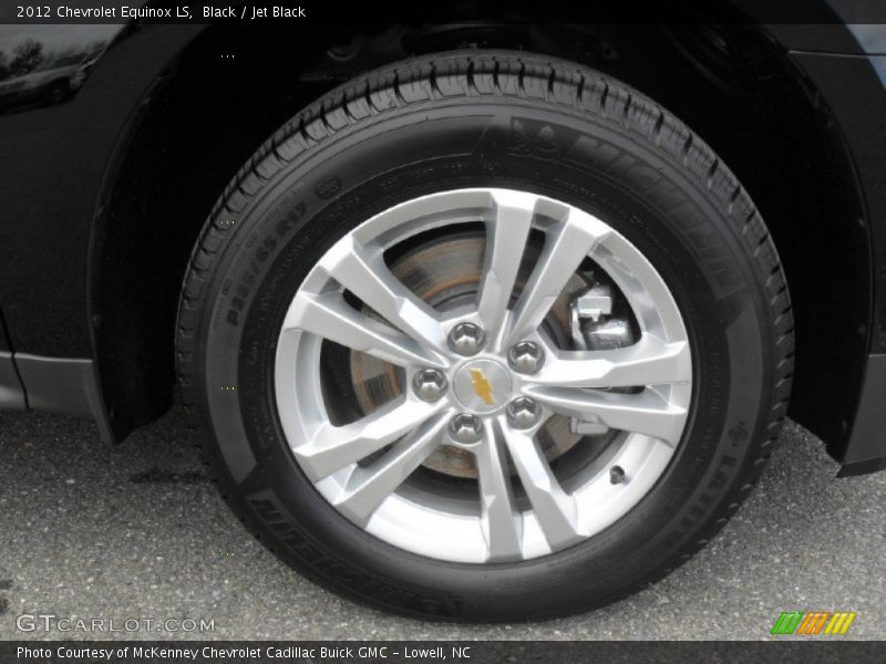 Black / Jet Black 2012 Chevrolet Equinox LS