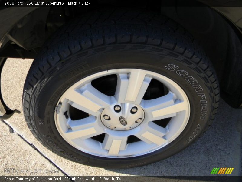 Black / Black 2008 Ford F150 Lariat SuperCrew