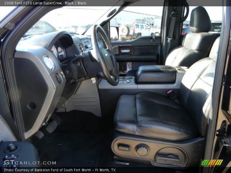 Black / Black 2008 Ford F150 Lariat SuperCrew