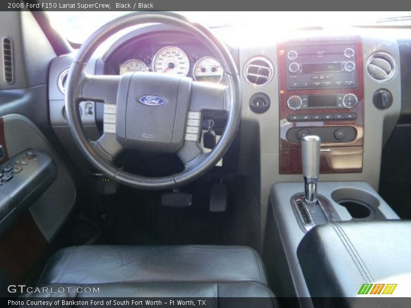 Black / Black 2008 Ford F150 Lariat SuperCrew