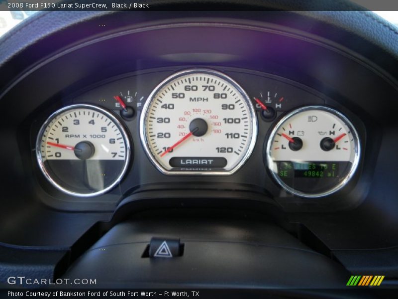 Black / Black 2008 Ford F150 Lariat SuperCrew