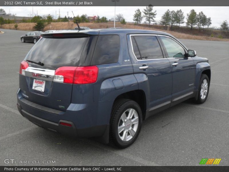 Steel Blue Metallic / Jet Black 2012 GMC Terrain SLE