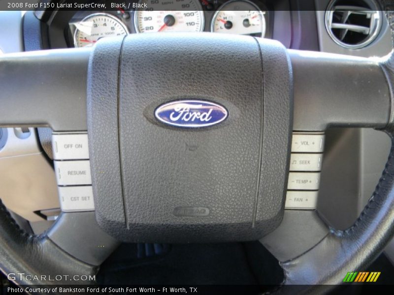 Black / Black 2008 Ford F150 Lariat SuperCrew