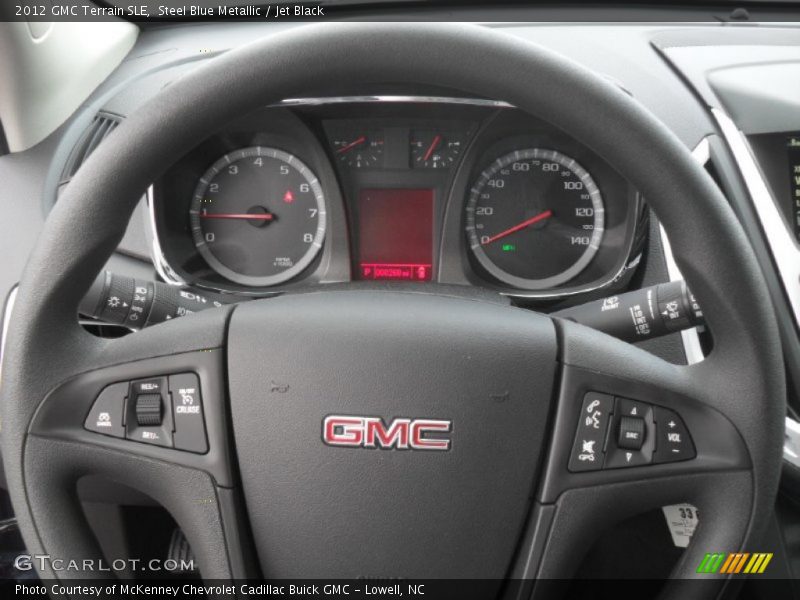 Steel Blue Metallic / Jet Black 2012 GMC Terrain SLE