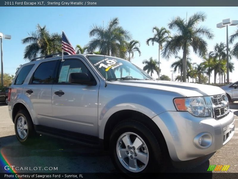 Sterling Grey Metallic / Stone 2011 Ford Escape XLT