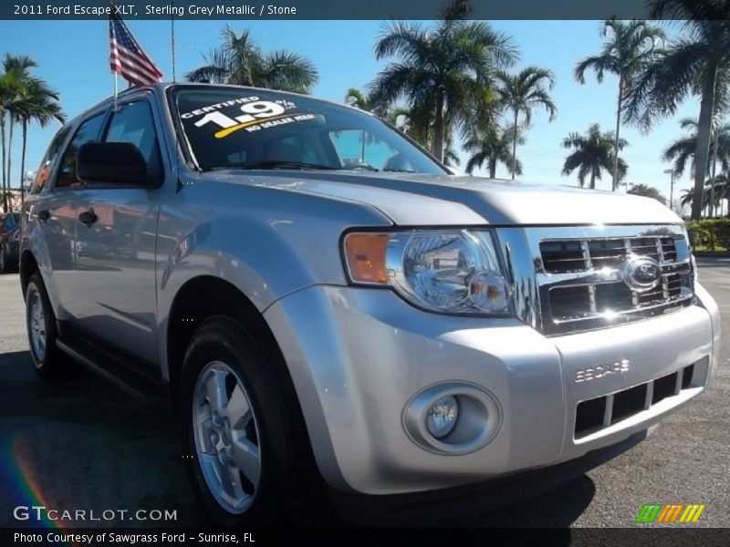 Sterling Grey Metallic / Stone 2011 Ford Escape XLT