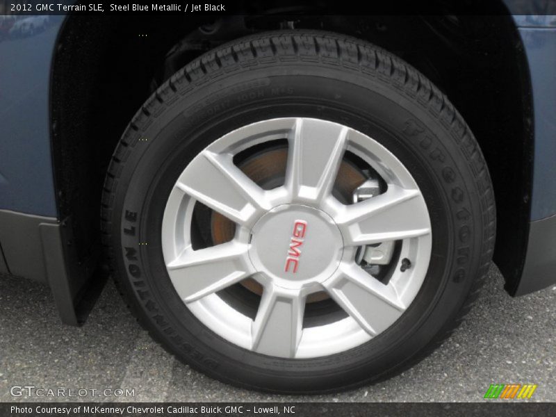 Steel Blue Metallic / Jet Black 2012 GMC Terrain SLE