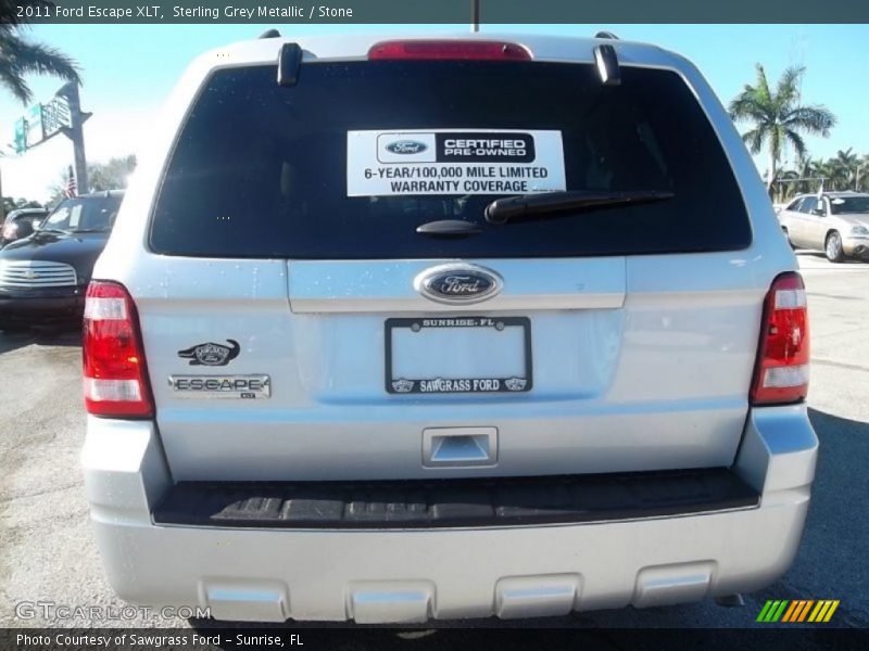 Sterling Grey Metallic / Stone 2011 Ford Escape XLT