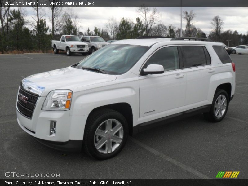 Olympic White / Jet Black 2012 GMC Terrain SLE