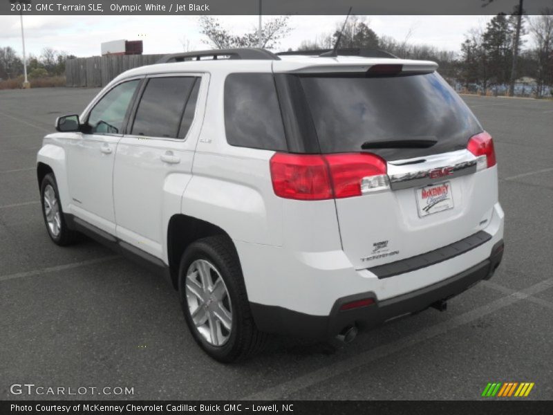 Olympic White / Jet Black 2012 GMC Terrain SLE