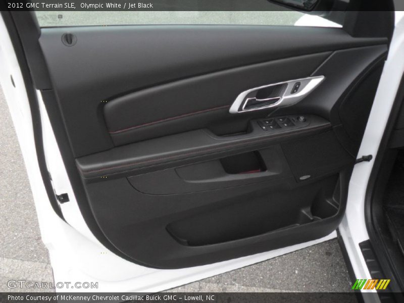 Olympic White / Jet Black 2012 GMC Terrain SLE