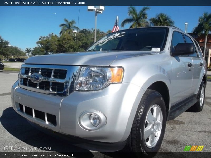 Sterling Grey Metallic / Stone 2011 Ford Escape XLT