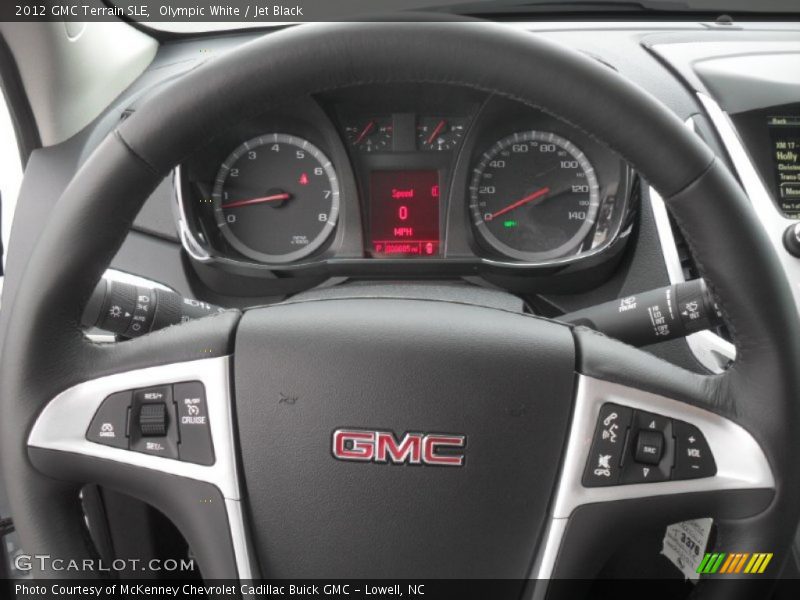 Olympic White / Jet Black 2012 GMC Terrain SLE