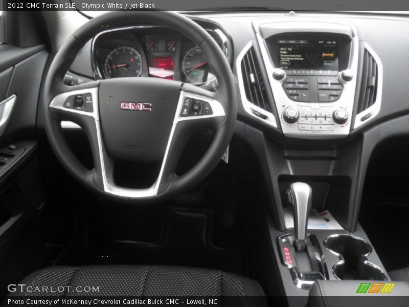 Olympic White / Jet Black 2012 GMC Terrain SLE
