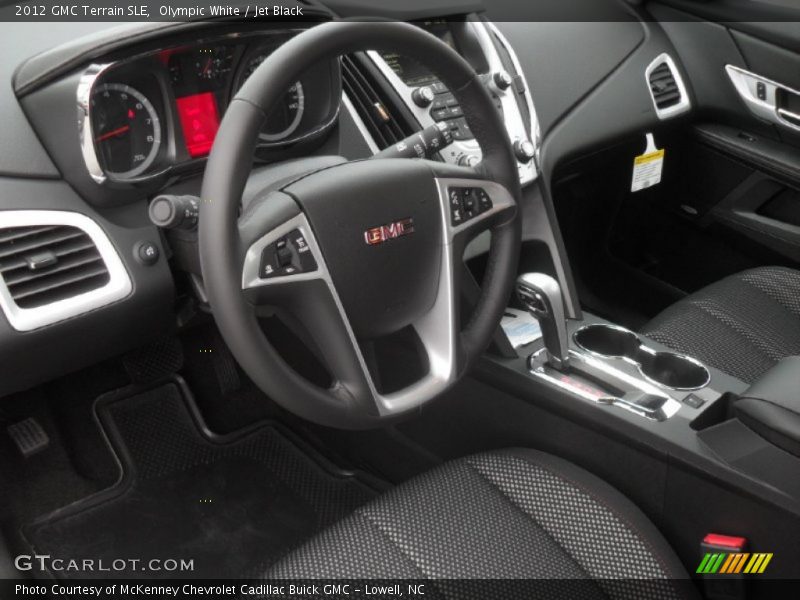 Olympic White / Jet Black 2012 GMC Terrain SLE