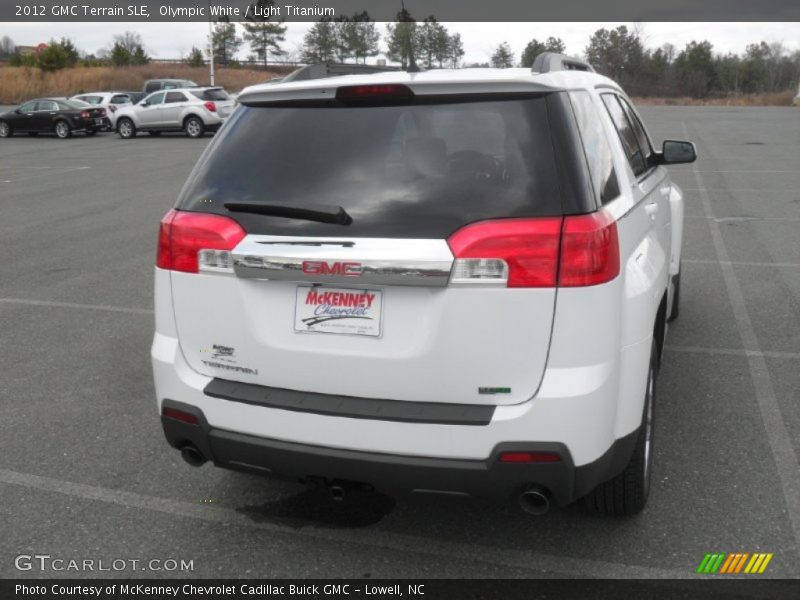 Olympic White / Light Titanium 2012 GMC Terrain SLE