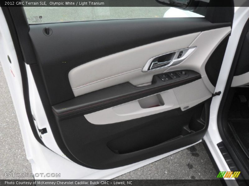 Olympic White / Light Titanium 2012 GMC Terrain SLE