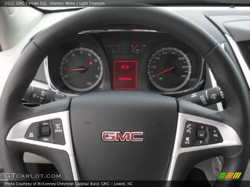 Olympic White / Light Titanium 2012 GMC Terrain SLE