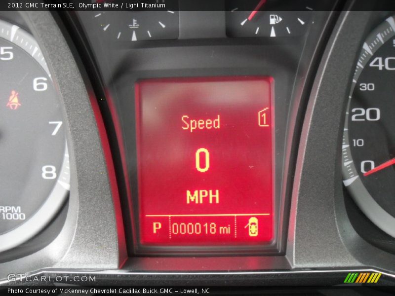 Olympic White / Light Titanium 2012 GMC Terrain SLE