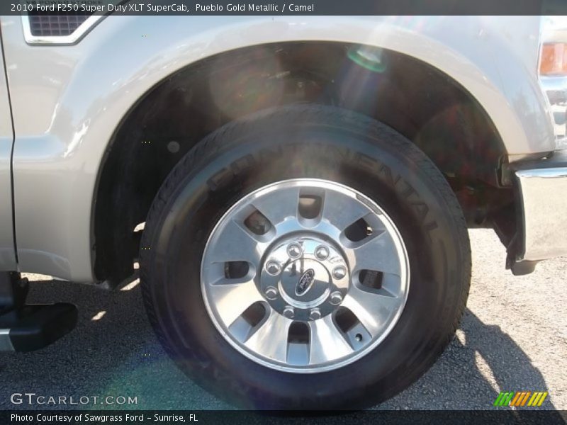 Pueblo Gold Metallic / Camel 2010 Ford F250 Super Duty XLT SuperCab