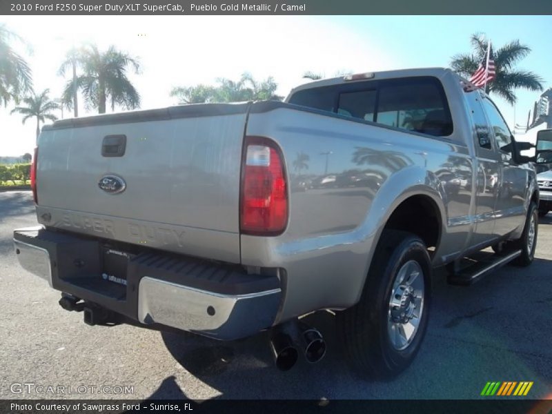 Pueblo Gold Metallic / Camel 2010 Ford F250 Super Duty XLT SuperCab